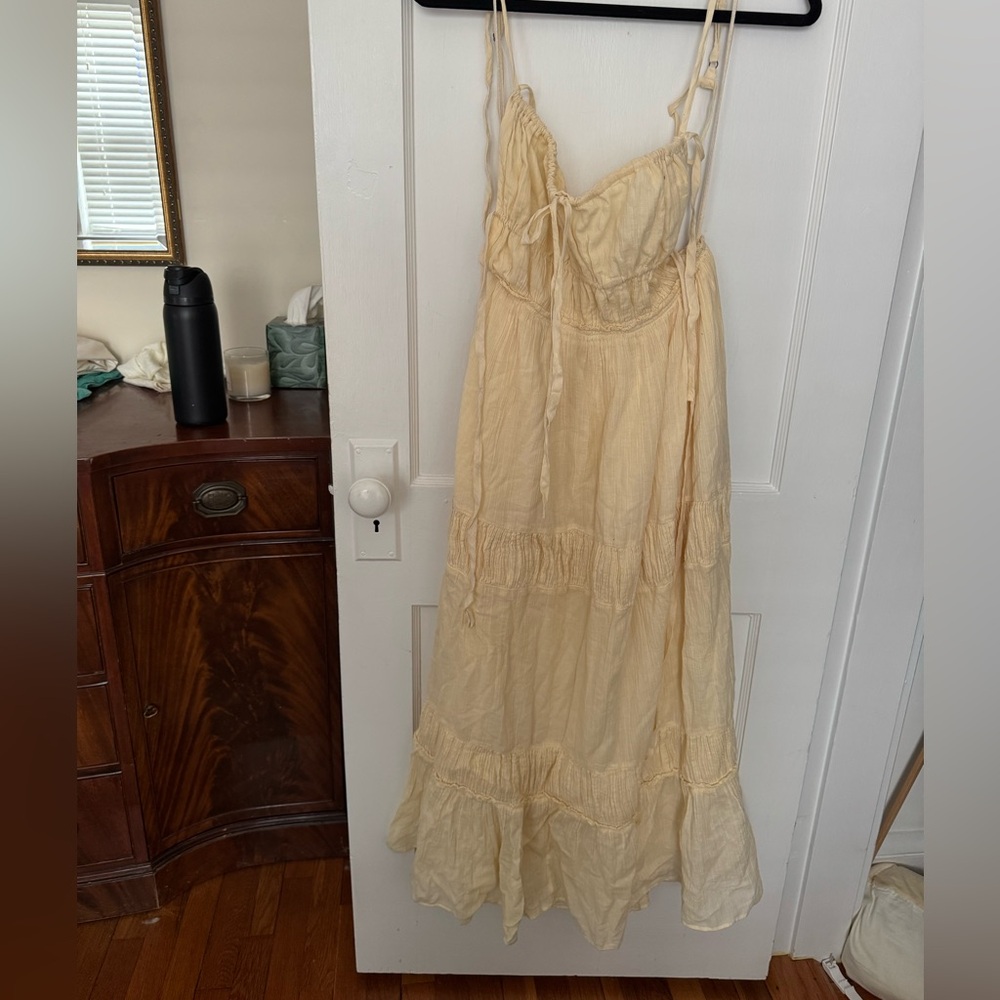 Free People Butter Backless Maxi Dress